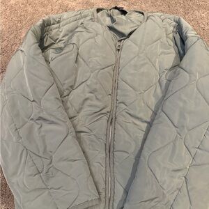 Forever 21 women’s  Puffer Jacket - sage green